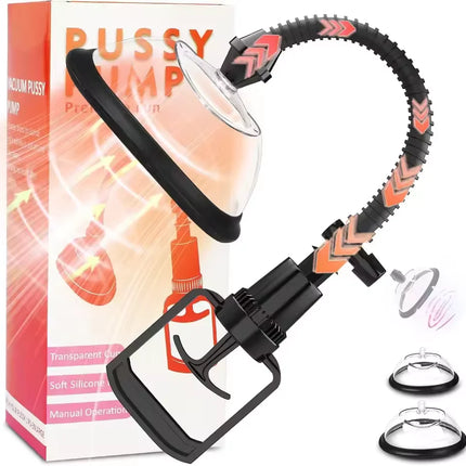 Manual Pussy Pump Vagina Clitoris Sucker Adult Sex Toy Manual Women Breast Massage Nipple Stimulator Enlarge Vacuum Pump Cover