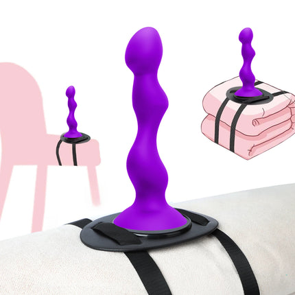 Adjustable Strong Suction Cup Dildo Mount Strap-On Harness Sex Saddle for Chair Swing Pillow Sofa-Strong Suction Dildo Holder18+