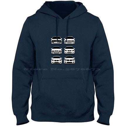 5 Series Generations 100% Cotton Hoodie Drift E30 E36 E46 E90 E92 F80 G80 E12 E28 E39 E60 F10 G30 M2 M3 M4 M5 M6 M8 330i
