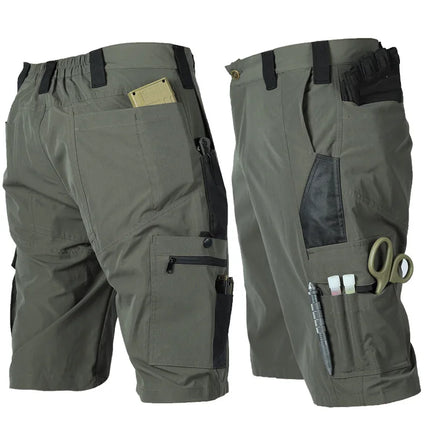 Tactical Camouflage Shorts Outdoor Work Pants Men's Multi-pocket Casual Cargo Short Pants Quick Dry Wear-resisting Shorts Male