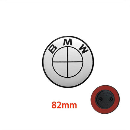 The new badge is suitable for the 45mm standard badge of BMW collective ABS 82/74mm hood/trunk 56/68mm wheel cover.
