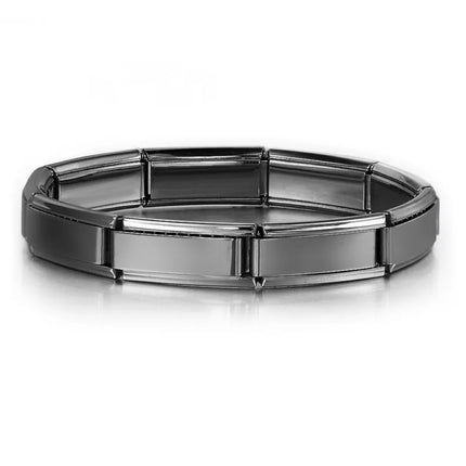 2025 Fashion Functional Elastic Bracelet Modular Bulk Italian Charms Links Fit Bracelet Stainless Steel Jewelry Wholesale
