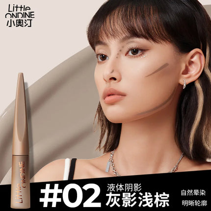 Little Ondine Liquid Contouring Concealer High Gloss Stick Refinish Brightening Matte Shadow 3D Nose Tear Groove Lying Silkworm
