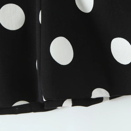 HH Summer Woman Black Polka Dot Backless Bow Decoration Halter Vest Tops Fashion Women Sleeveless Backless Sexy Tops