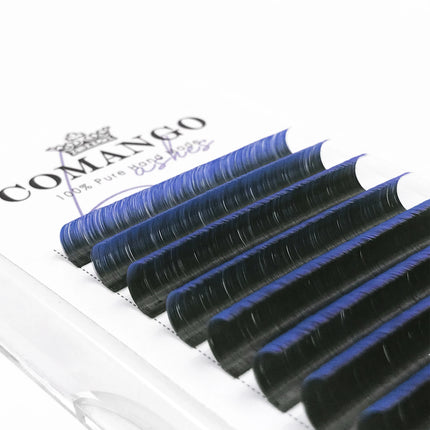 0.07mm Ombre Easy Fan Lashes Extension C/D Curl Wispy Natural Soft Gradient Pink/Blue/Green/Purple Volume Fans Silk Mink Lashes