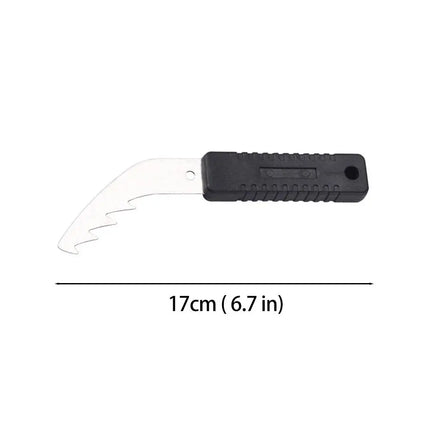 Manual Garden Weeder Mini Serrated Stainless Steel Weeding Tool Anti-Slip Handle For Easy Weed Removal Paving Gap Cleaning