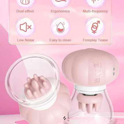 Powerful Breast Massager Vibrator Licking Tongue Clitoris Sucking Vibrator Masturbation Tools for Women Vibration Sex Toys