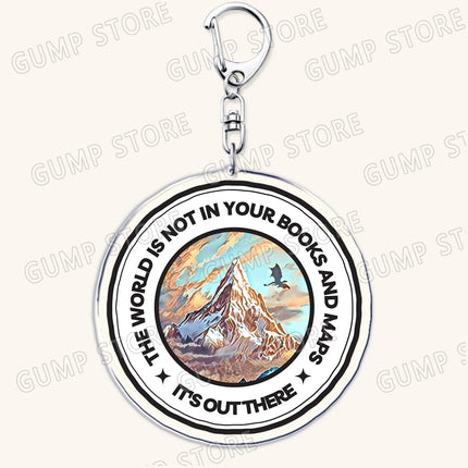 Popualr World Is Yours Keychains for Accessories Scarface Tony Montana Gangster Say Hello To My Life Keyring Fans Friends Gifts
