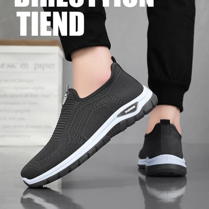 Men Casual Shoes Breathable Sneakers Mens Lightweight Walking Running Shoes Slip on Loafers for Couple Zapatillas Hombre Size 44