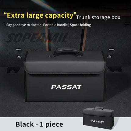 Volkswagen GTI Golf Arteon Tiguan Touareg Passat Polo Scirocco Jeeta CC Polo Car Trunk Storage Box Foldable Stowing Tidying Bag