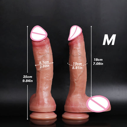 Realistic and soft dildo, G-spot anal stimulation, adult sex toy suitable for both men and women, big and thick Dick Happy Dild