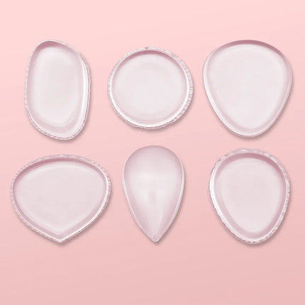 1PC Silicone Makeup Sponges Powder Puffs Face Conceale Cosmetics Puff Accessories Wholesale Silicone Make Up Sponge
