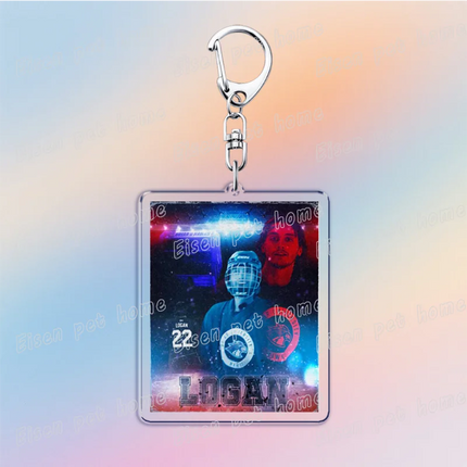 Classic TV Show Off Campus Keychains Elle Kennedy Briar U Garrett Graham Hockey Keyring Jewelry Fans Friends Gifts