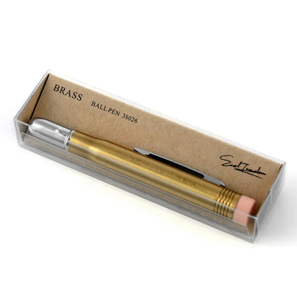 Fromthenon Traveler's Brass Pencil Metal Stationery Retro Travel Stationery Series Pictures Props Pencils for School