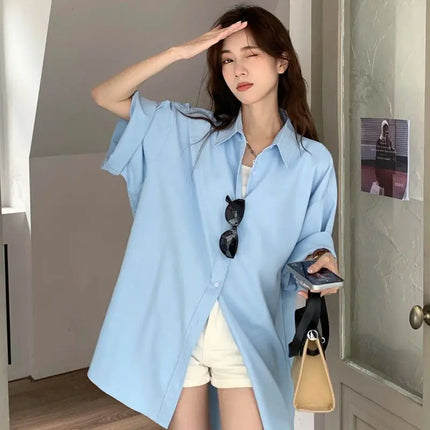 XEJ Elegant and Youthful Women's Blouses Oversize Shirts Women's Summer Clothing Spring 2022 Short-Sleeve Youth Blouses