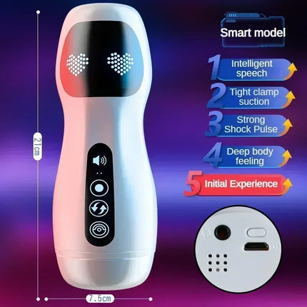 Adjustable Strap-on Automatic Male Masturbation Cup Wearable Sex Harness Male Hands Free Masturbator Sex Toys for Man