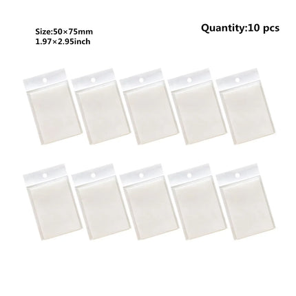 50 Sheets Transparent Sticky Note Pads Waterproof Self-Adhesive Memo Notepad School Office Supplies Stationery