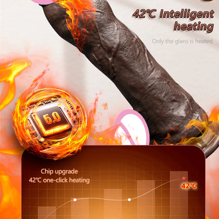 Vibrator XXXL Big Penis 11.4in Realistic Dildo Telescopic Vibrating Heating Anal Butt Plug Sex Toys for Women G Spot Dick Adult