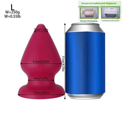 Small Fisting Butt Plug Training Dilator XXXL Huge Anal Plug Super Soft Anal Toys Suction Cup Big sex toy for men Women Buttplug
