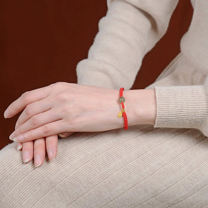 Fashion Simple Lucky Knot Red Rope Bracelets for Women Men Handmade String Adjustable Bracelet Friendship Amulet Jewelry Gift