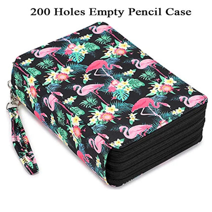 72/120/168/200 Slots School Pencil Cae for Girls Stationery Box Organizer Large Capacity Pencilcase Kawaii Pen Bag Office Pouch