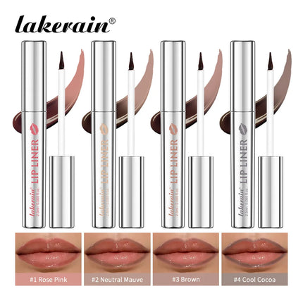 Transfer-proof Peel Off Lip Liner Waterproof Smudge-proof Long-Lasting Matte Velvet Lip Liner Ink Tattoo Makeup Lip Liners