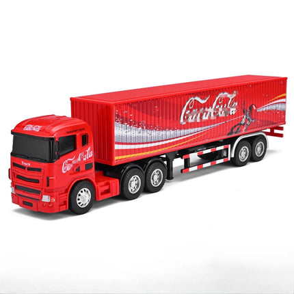 Alloy Car Model Container Transport Truck Engineering Trailer Toy Car Gift Display Collection