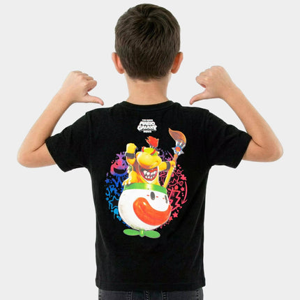 2026 New The Super Mario Galaxy Movie Bowser Jr graphic unisex cotton shirt,There are children size, summer Men's fashion Tshirt