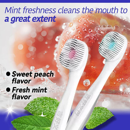 Travel Toothbrush Mini Exploded Bead Toothbrush Disposable Adult Cleaning Tooth Brush Head Oral Care Tool 1x/10x/12x/20x/24x/40x