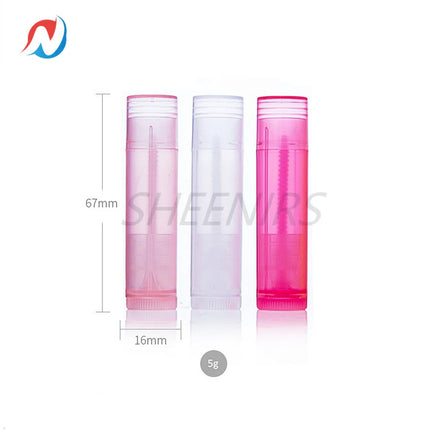 10Pcs 5ml 5g Empty Lipstick Tube Lip Balm Containers Cosmetic Containers Lip Gloss Tubes With Caps Container for Travel Makeup