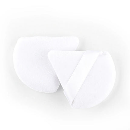 1/2/3/6Pcs Triangle Velvet Powder Puff Face Cosmetic Eye Beauty Makeup Tool Reusable Sponge Washable Mini Powder Puff Accessorie