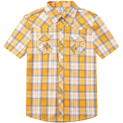 Boys Western Shirts Cowboy Outfit for Kid Toddler Halloween Carnival Fancy Dress Set Farm Theme Birthday Paty Gift Plaid Clothes