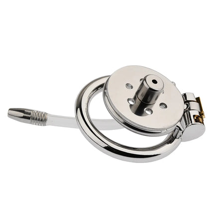 Male Super Mini Chastity Cage Device Stainless Steel Penis Cage Cock Ring Chastity Lock Sex Toys For Men BDSM Sissy