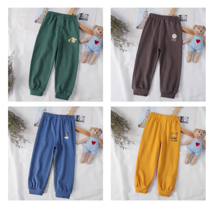 Cotton Kids Pants Baby Boys Leisure Sport Pants Little Girls Trousers Children Toddler Fashion Sweatpants Casual Pants