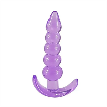 Butt Plug Dildo Butt Prostate Massage Unisex Sexy Stopper Soft Silicone Anal Plugs Beads Adult Sex Toy for Men Women Adult Games