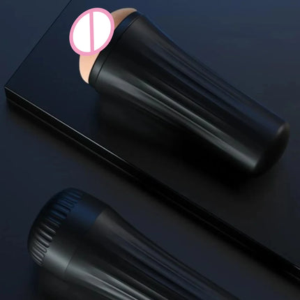 Realistic Rubber Vagina  Soft Pocket  Pussy Deep Throat  Male Masturbator Cup Adult supplies Sexy Toys for Man Female