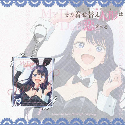 Anime My Dress-Up Darling Acrylic Pendant Keychains Kitagawa Marin Car Key Chain Key Ring Phone Bag Hanging Jewelry Gifts