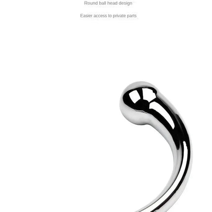 Anal Plug Dildo Stainless Steel G Spot Wand Massage Stick Pure Metal Penis G-Spot Stimulator Sex Toy for Women Men