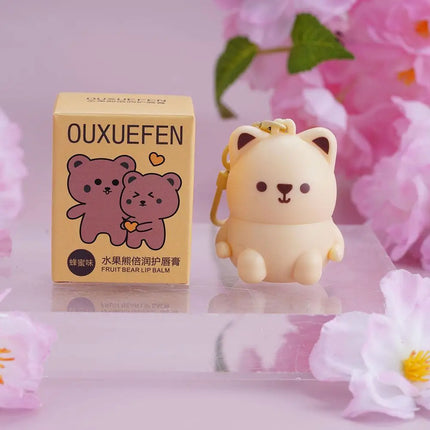 Cute Kids Lip Balm Moisturizing Anti Chapping Repair Formula For Dry Lips Gentle Non Irritating With Backpack Buckle Daily Care