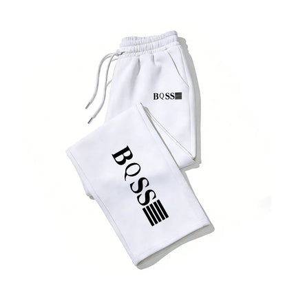 BQSS Printed Joggers Pants for Men and Women High Quality Breathable Sweatpants for Running Casual Loose Sweatpants