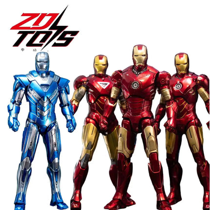 ZD Toys Iron Man Action Figures (Models: MK1-MK7,MK9 MK11, MK12, MK14, MK15, MK23, MK27, MK38, MK40, MK42, MK43,MK46 7-Inch, etc