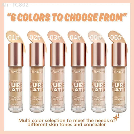 BSIMONE 1Pc Face Concealer Foundation Contour Stick - Long-wear Lightweight Brightening Blemish Contouring Beauty Makeup