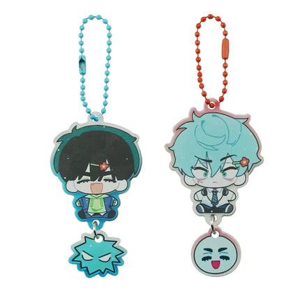 2Pcs Alien Stage Ivan & Till Cartoon Keychain Acrylic Chain for Woman Men Fashion Anime Figure Acrylic Keyring Pendant Gift