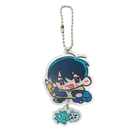 2Pcs Alien Stage Ivan & Till Cartoon Keychain Acrylic Chain for Woman Men Fashion Anime Figure Acrylic Keyring Pendant Gift