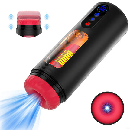 Automatic Male Mastubator Vibration Blowjob Machine for Men Masturbation Cup Sex Toys Adult Goods for Men Masturbate Supplies