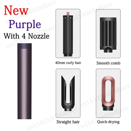 SenCiciMen X19 Hair Styler Curling Iron Hot Air Brush Curling Barrel Hair Dryer Salon Professional Curly Straight Hair Styler