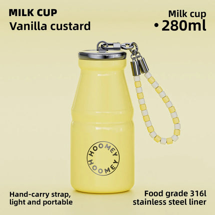 280/360ml Insulated Cup High Appearance Portable Pocket Coffee Mug For Women On-the-Go Water Bottle
