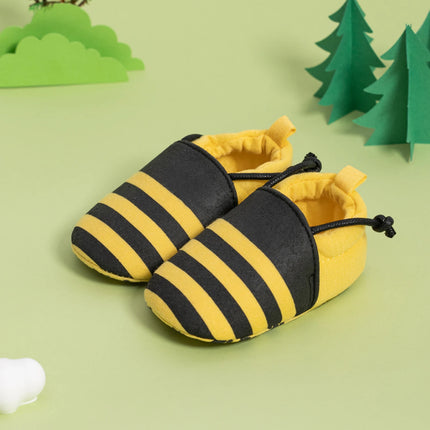 Meckior Newborn Cute Animal Pattern Baby Shoes Bee Baby Boys Girls Soft Shoes Anti-slip No Baby Shoe Loss Casual Moccasin