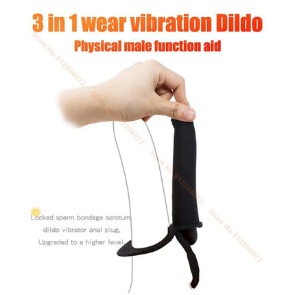 Sex Shop Double Penetration Anal Plug Dildo Big Butt Plug Vibrator For Men Strap On Penis Vagina Plug Adult Sex Toys For Couples