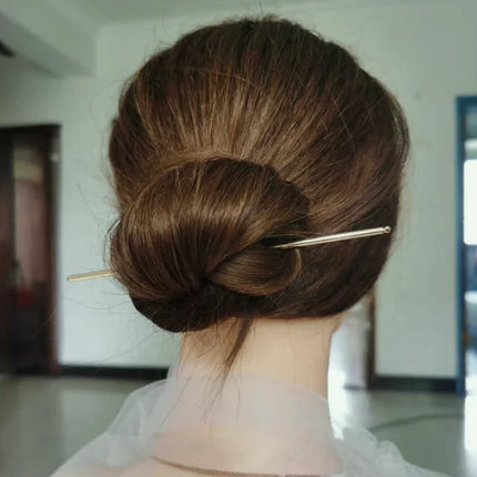 New Punk Metal Sword Hair Stick Chinese Simple Hair Pins for Women DIY Chopstick Hairstyle Design Tools Jewelry Accessories Gift